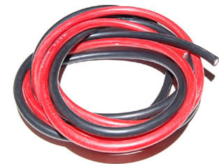 10AWG SILICON WIRE RED & BLACK PAIR
