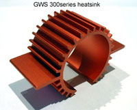 28mm FINNED HEATSINK WITH FLANGES